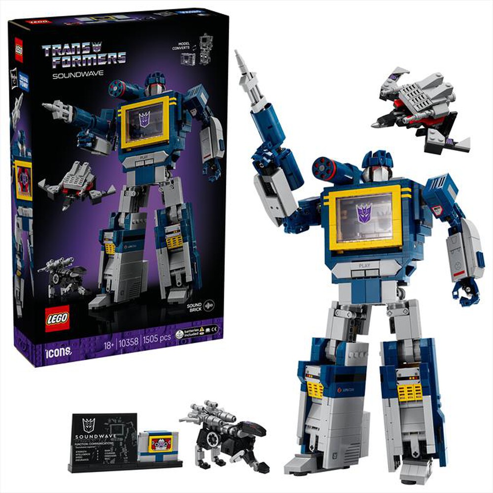 Immagine del prodotto LEGO - ICONS Transformers: Soundwave 10358