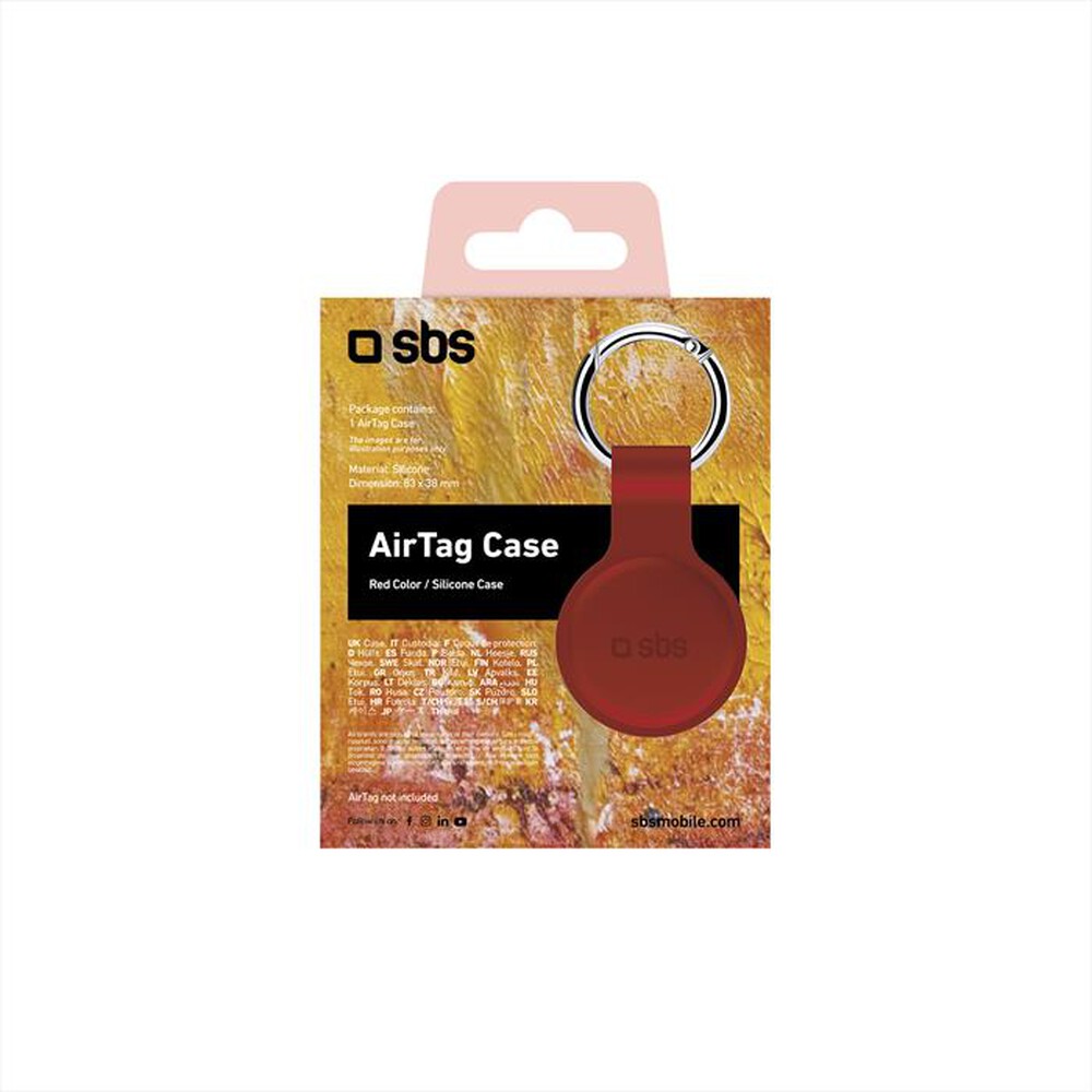 "SBS - TEAIRTAGCASER-Rosso"