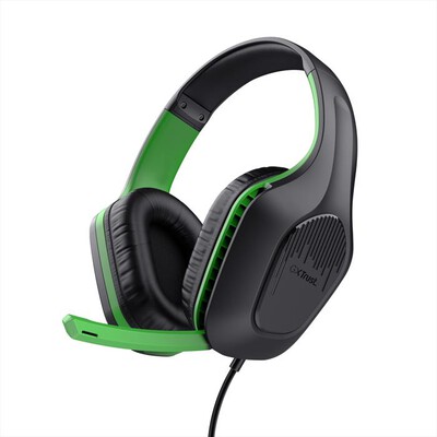TRUST - Cuffia gaming GXT415X ZIROX HEADSET XBOX-Black/Green