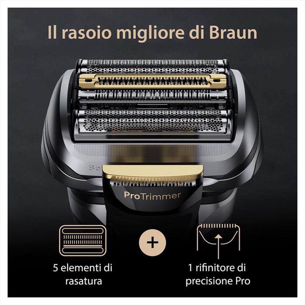 "BRAUN - Rasoio SERIES 9 PRO+-Nero"