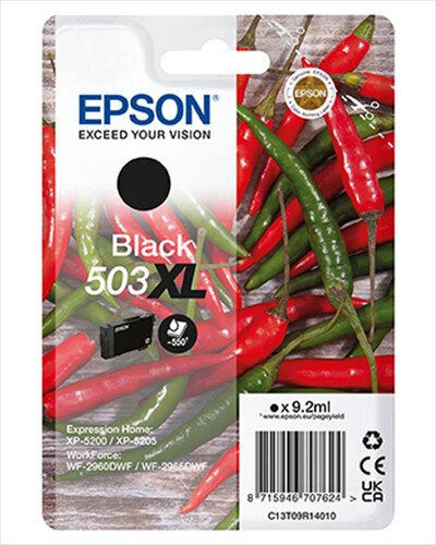 EPSON - INK SERIE PEPERONCINI NERO 503 XL-Nero