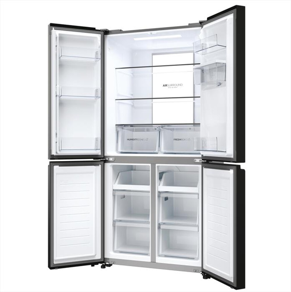 "HAIER - Frigorifero 4 porte HCR7818DWPT Classe D 467 lt-Black"