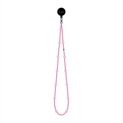 CASEME - Beads collana telefono, fiori-Rosa