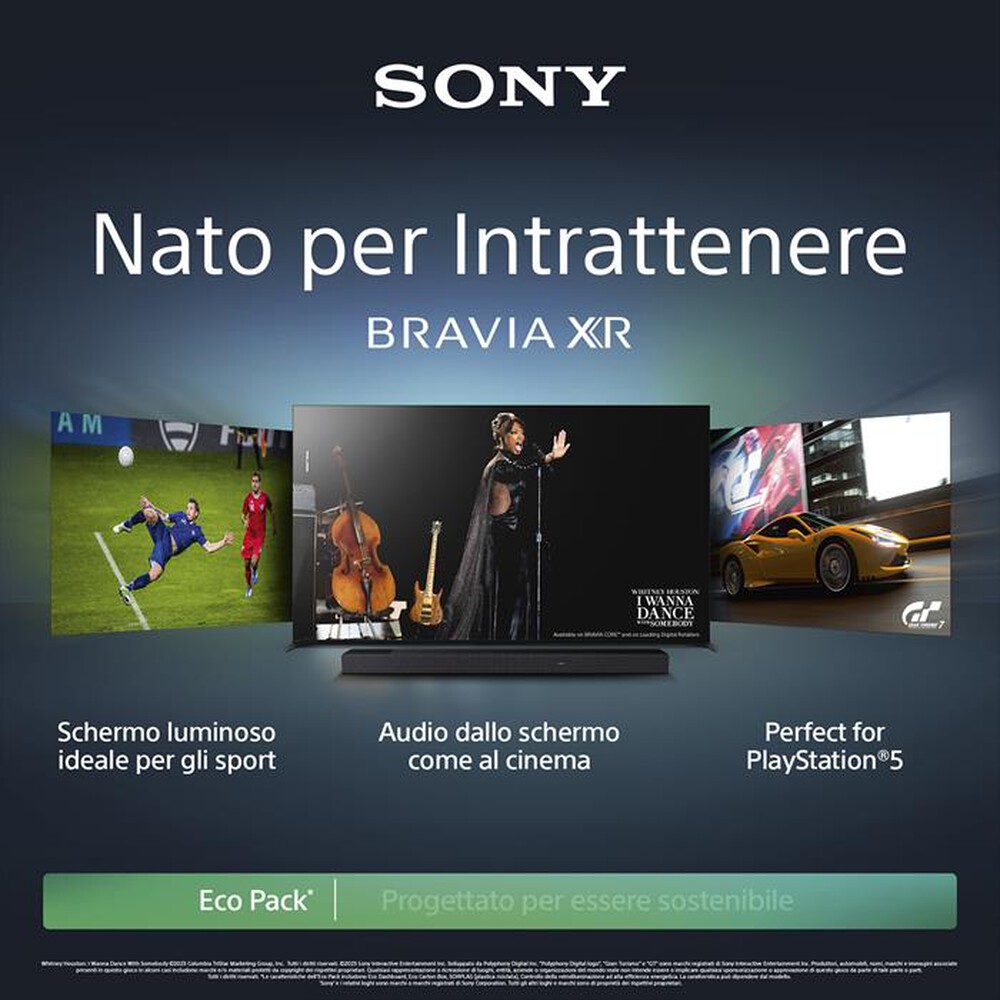 "SONY - Smart TV OLED UHD 4K 65\" XR65A95LAEP-Nero"