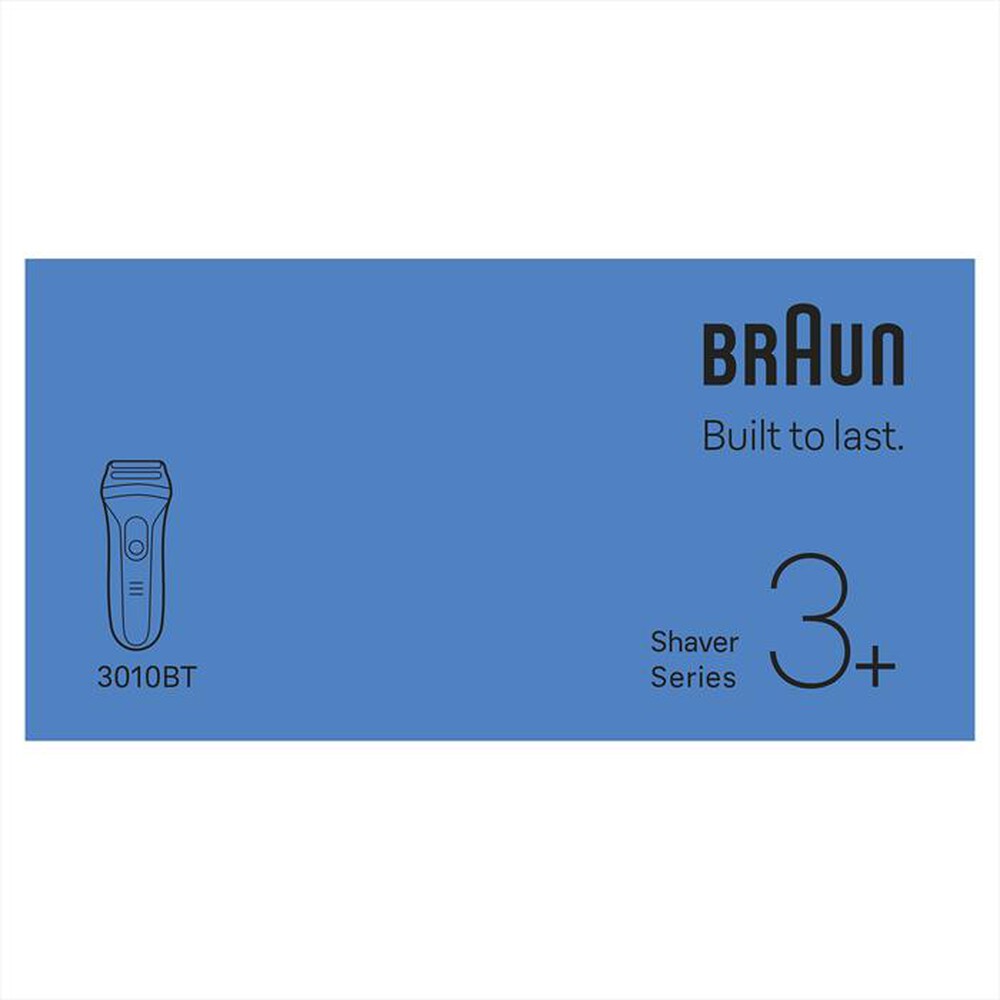 Immagine del prodotto BRAUN - Rasoio SHAVER 3010BT-BLU