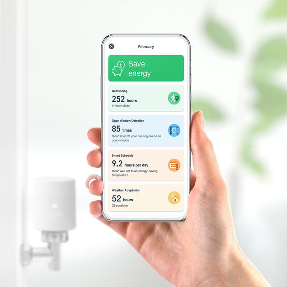 "TADO - Testa Termostatica Intelligente V3+ Kit di Base-White"