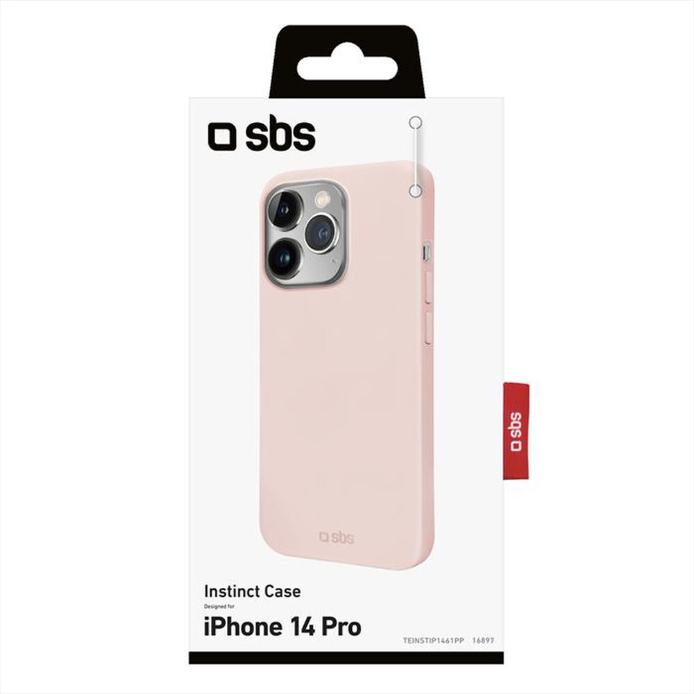 "SBS - Cover Instinct TEINSTIP1461PP per iPhone 14 Pro-Rosa"