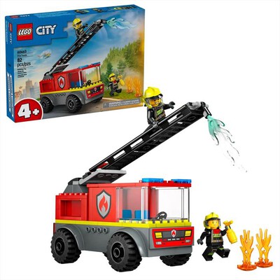 LEGO - CITY Autopompa con scala - 60643-Multicolore