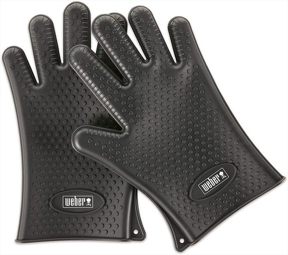 "WEBER - GUANTI BARBECUE IN SILICONE-nero"