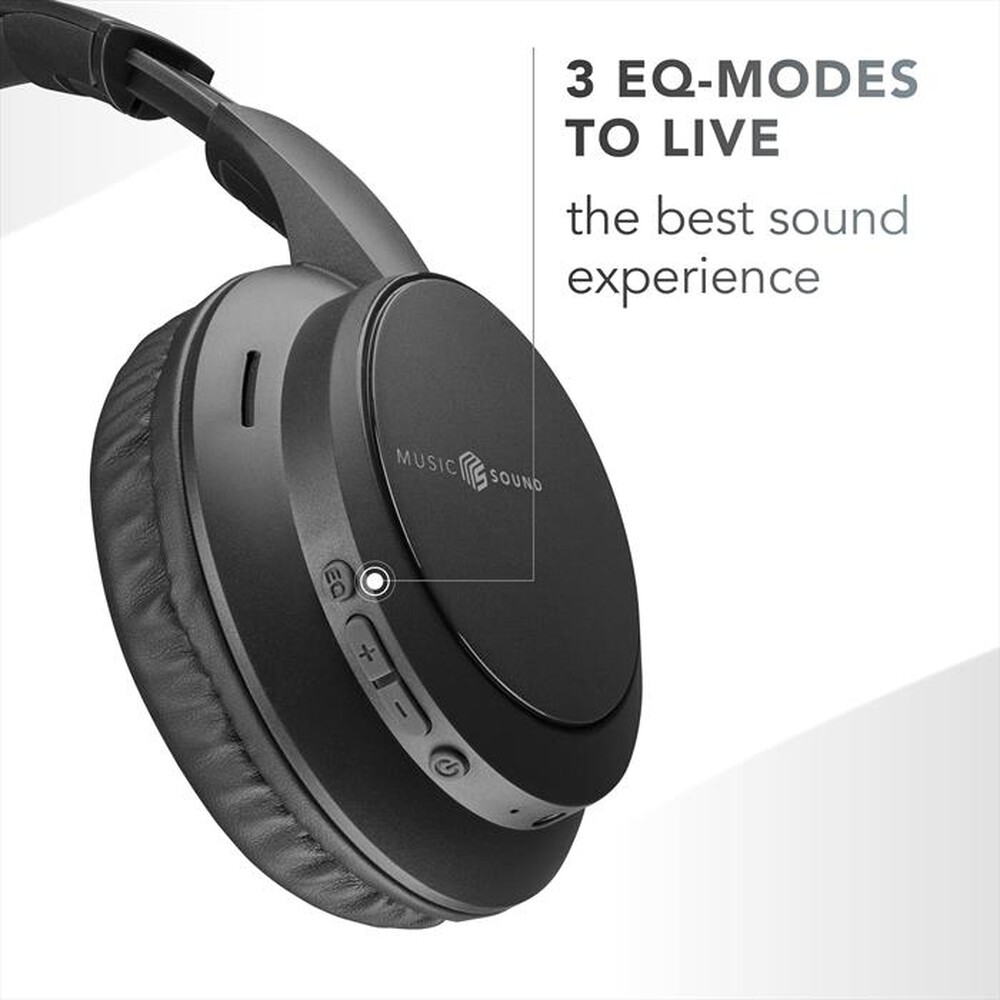 Immagine del prodotto MUSIC SOUND - Cuffie a padiglione chiuso BOOST-Black