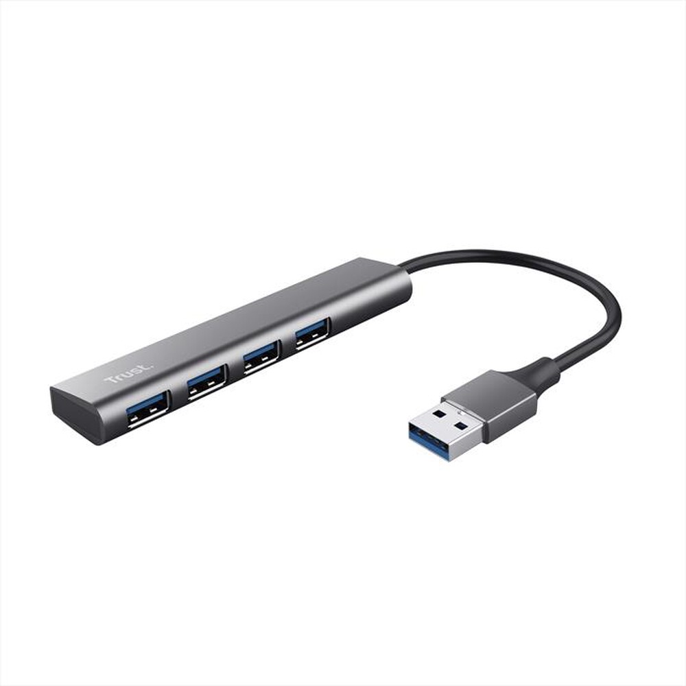 "TRUST - HALYX 4-PORT USB HUB-Grey"
