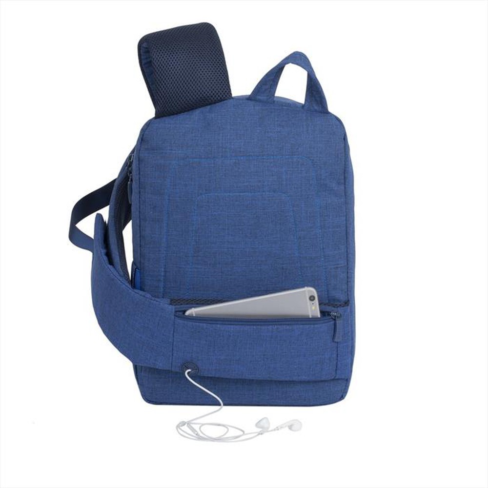 "RIVACASE - 7529 ZAINO MONOSPALLA PER NOTEBOOK DA 13,3\"-Blu"