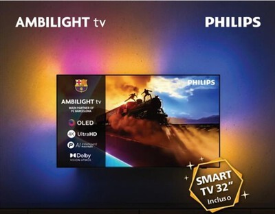 PHILIPS - Smart TV Ambilight OLED 4K 65" 65OLED770-Black