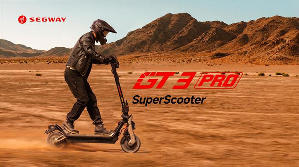 Immagine del prodotto SEGWAY - Monopattino elettrico GT3 PRO E-Nero, Grigio e Rosso