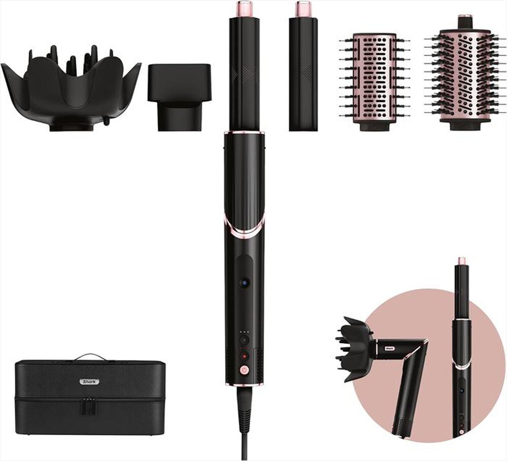 Immagine del prodotto SHARK - Styler e asciugacapelli FLEXSTYLE SET HD440EU-nero/oro rosa