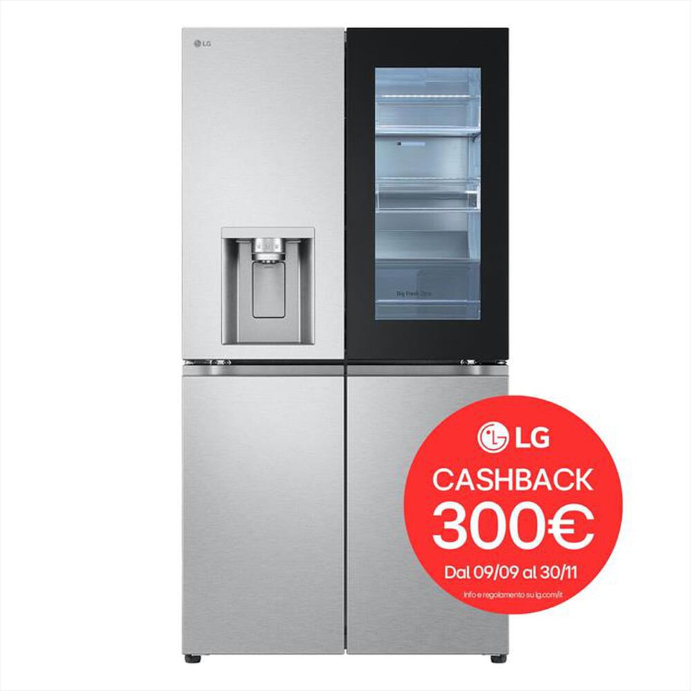 "LG - Frigorifero 4 porte GMG960MBJE Classe E 638L-Argento"