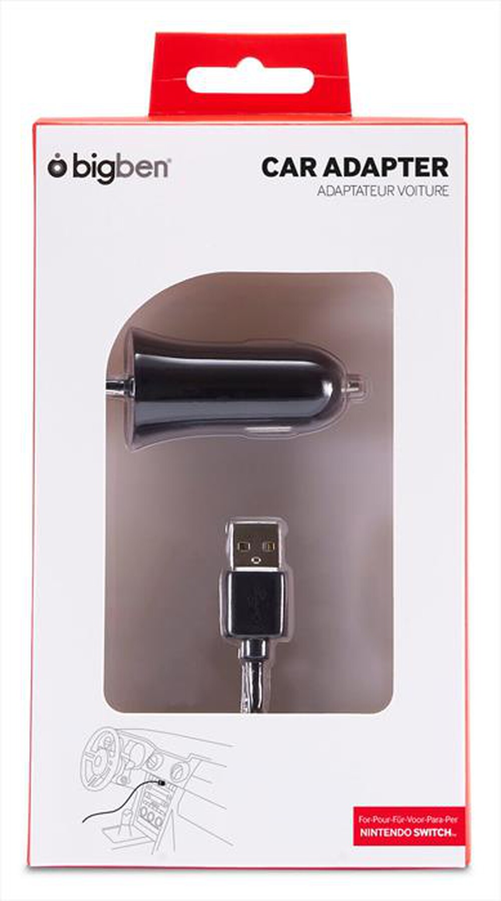 Immagine del prodotto BIG BEN - ALIMENTATORE  AC DA AUTO-Nero