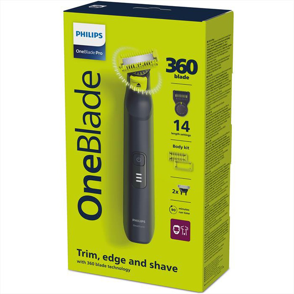 Immagine del prodotto PHILIPS - Regolabarba OneBlade PRO 360 QP6542/15-Nero