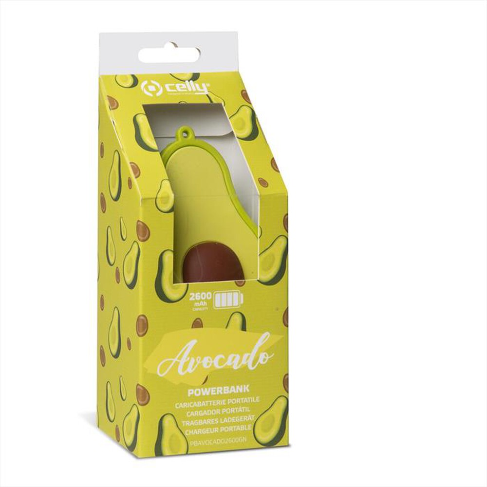 "CELLY - PBAVOCADO2600GN-PB 2600 FOOD AVOCADO-Verde/Plastica"