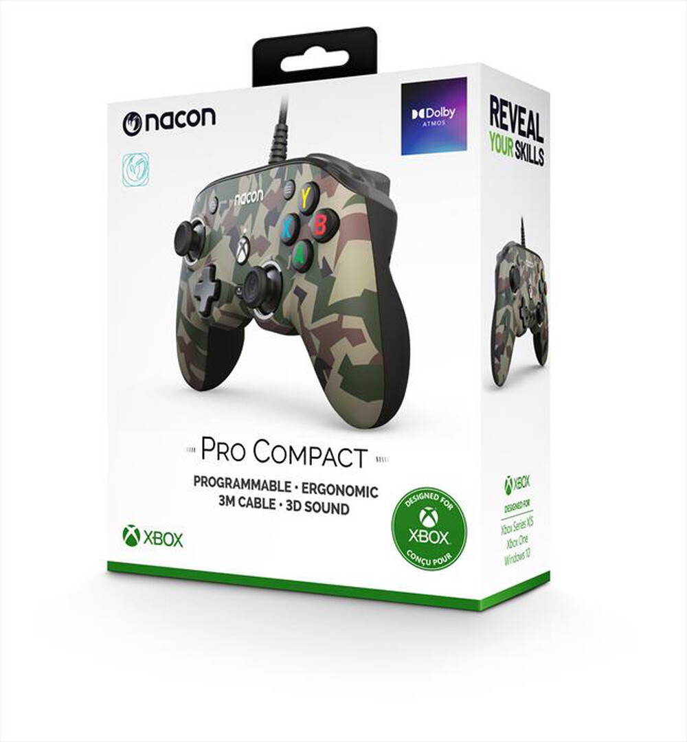 Immagine del prodotto NACON - OLP COMPACT CONTROLLER PRO XBX-CAMO GREEN