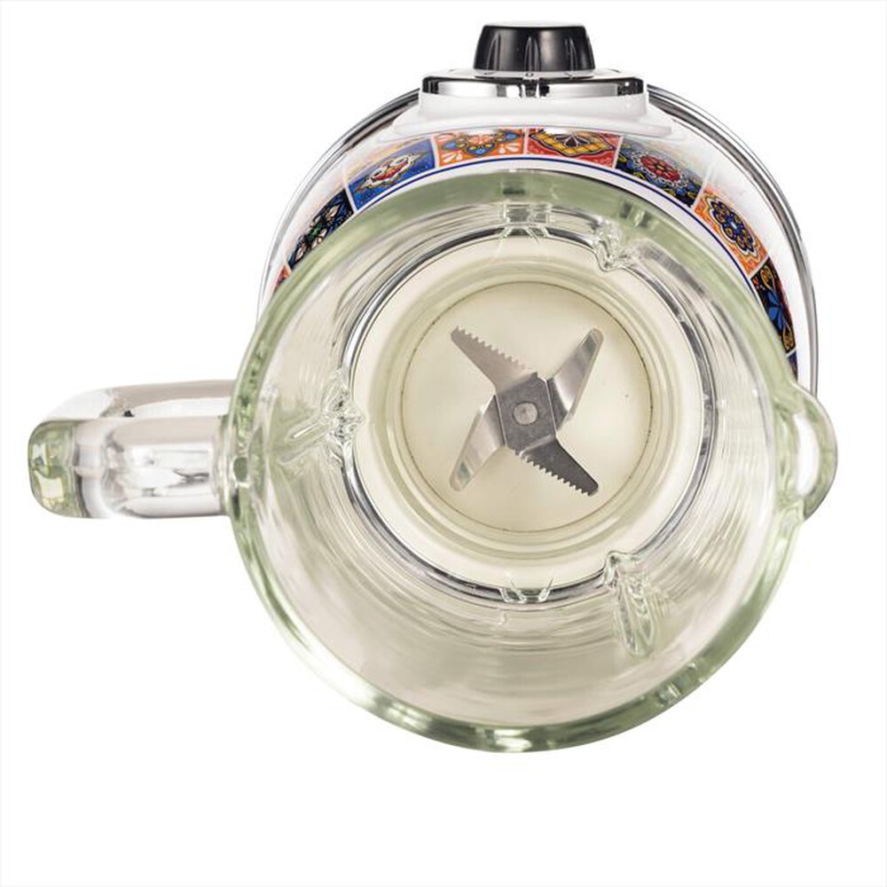 "ARIETE - 0583/0P FRULLATORE CON TAZZA IN VETRO POSITANO-Multicolore"