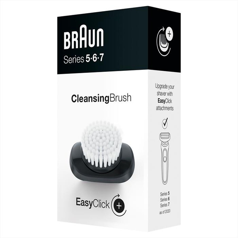 "BRAUN - SPAZZOLA PULIZIA VISO PER RASOIO ELETTRICO-NERO"