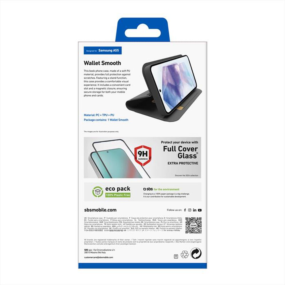Immagine del prodotto SBS - Custodia TEBKLITESAA55K per Samsung A55-Nero