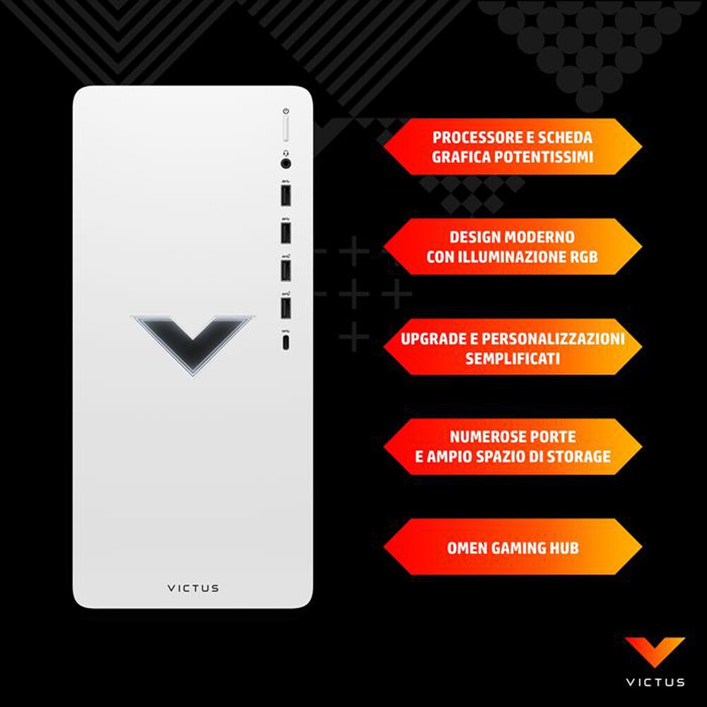 Immagine del prodotto HP - Desktop VICTUS TG02- 0041NL-Ceramic White