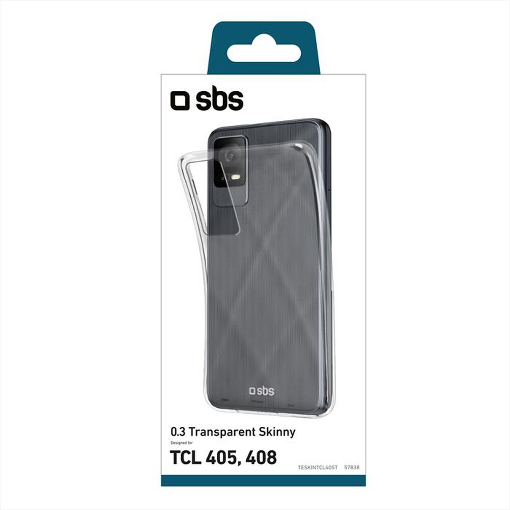 "SBS - Cover Skinny TESKINTCL405T per TCL 405-Trasparente"