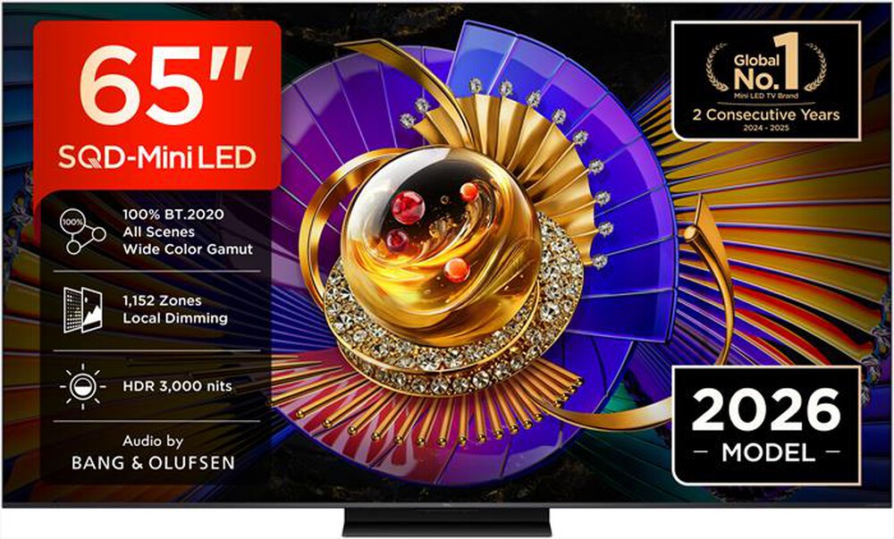 Immagine del prodotto TCL - Smart TV QD-Mini LED 4K 65" 65C7L-Nero