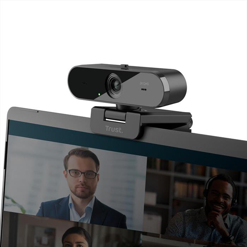 "TRUST - TW-250 QHD WEBCAM ECO-Black"