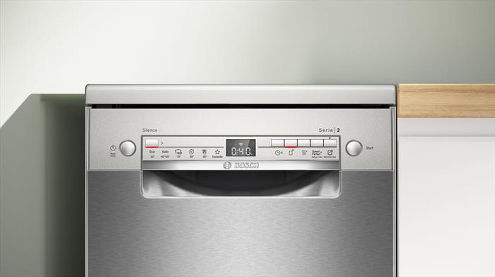 "BOSCH - Lavastoviglie SPS2HKI58E Classe E 10 coperti-Acciaio inossidabile"