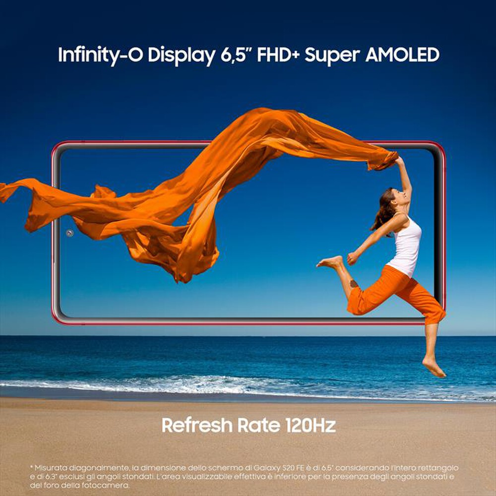 "SAMSUNG - GALAXY S20 FE-Cloud Red"