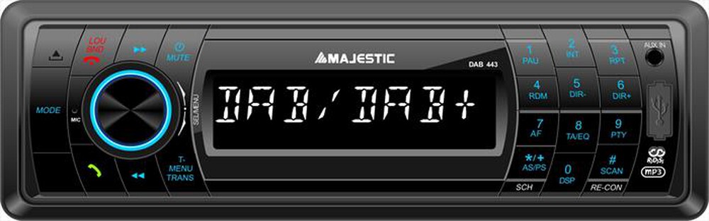 "MAJESTIC - DAB 443-Nero"