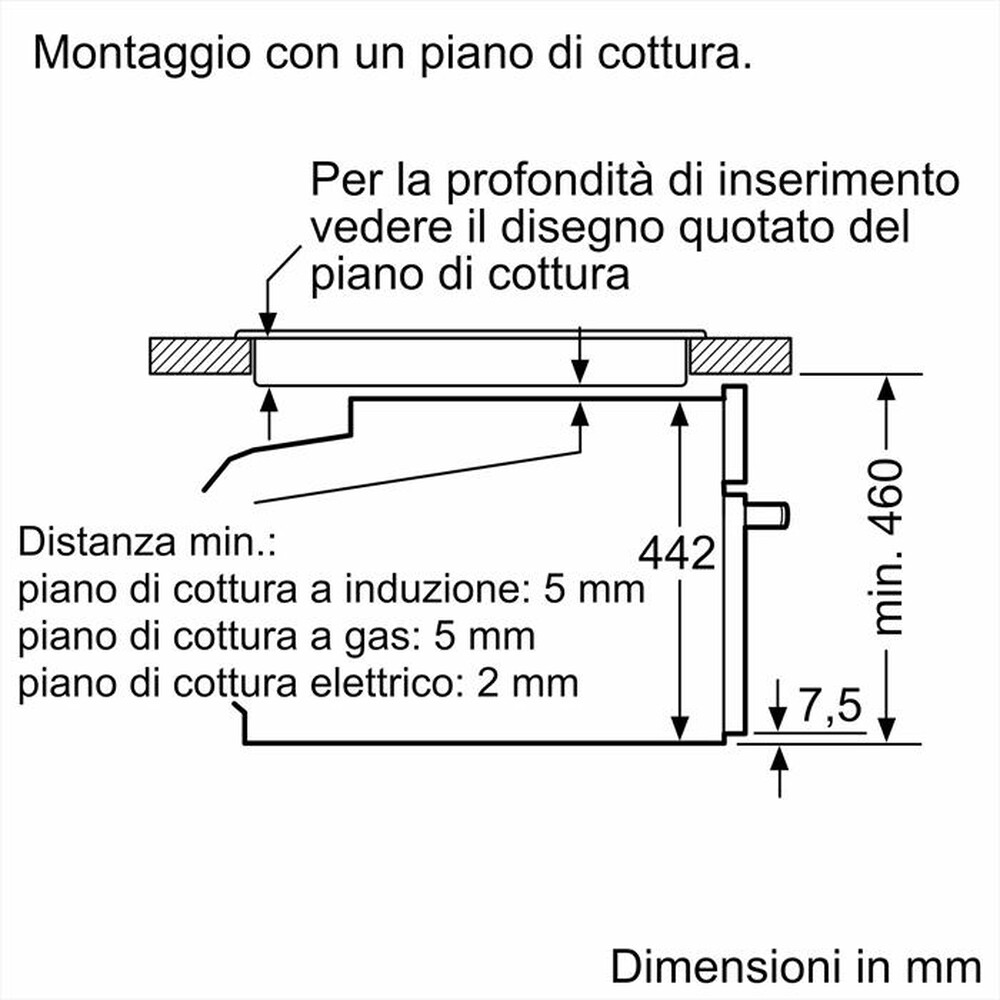 Immagine del prodotto BOSCH - Forno combinato con microonde CMG7241B2-Nero