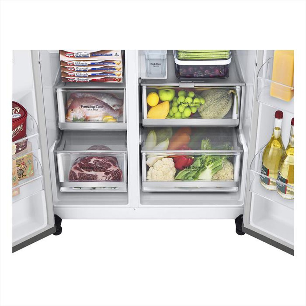 "LG - Frigorifero side by side INSTAVIEW GSGV81PYLL-Prime Silver"