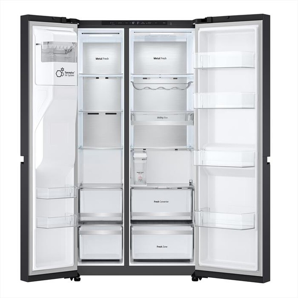 "LG - Frigorifero side by side GSLE91EVAC Classe C-Essence Black Steel"
