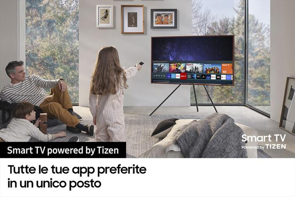 "SAMSUNG - Smart TV The Frame 4K 75” 75LS03A-Black"
