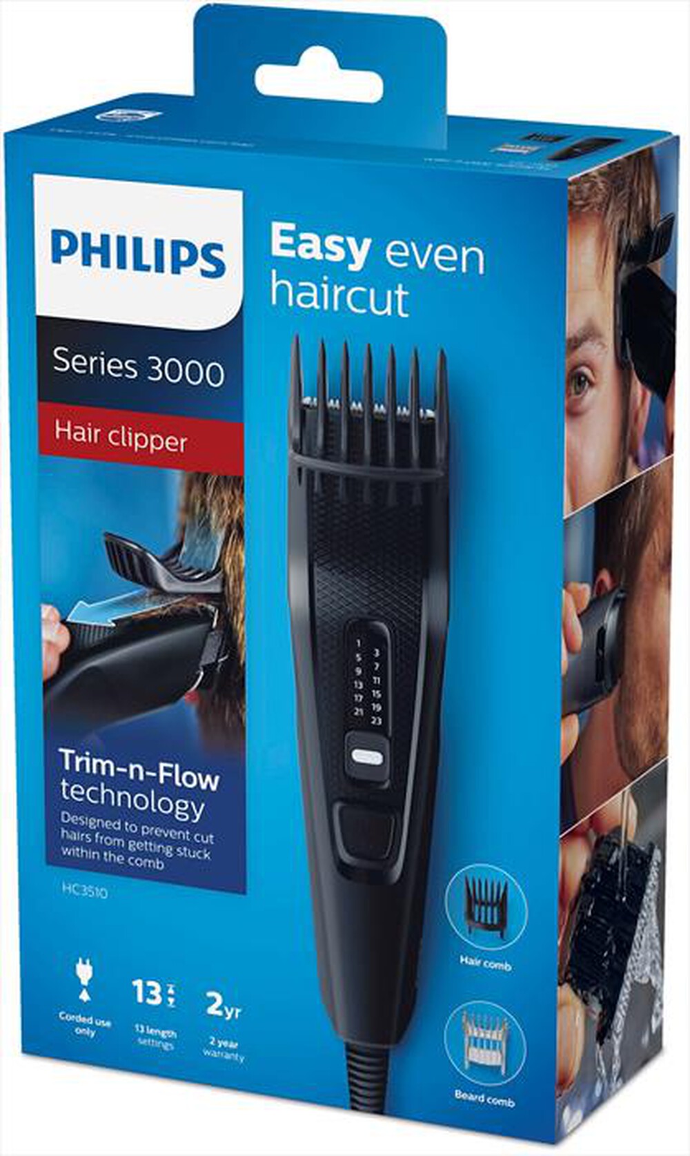 Immagine del prodotto PHILIPS - HC3510/15-Nero