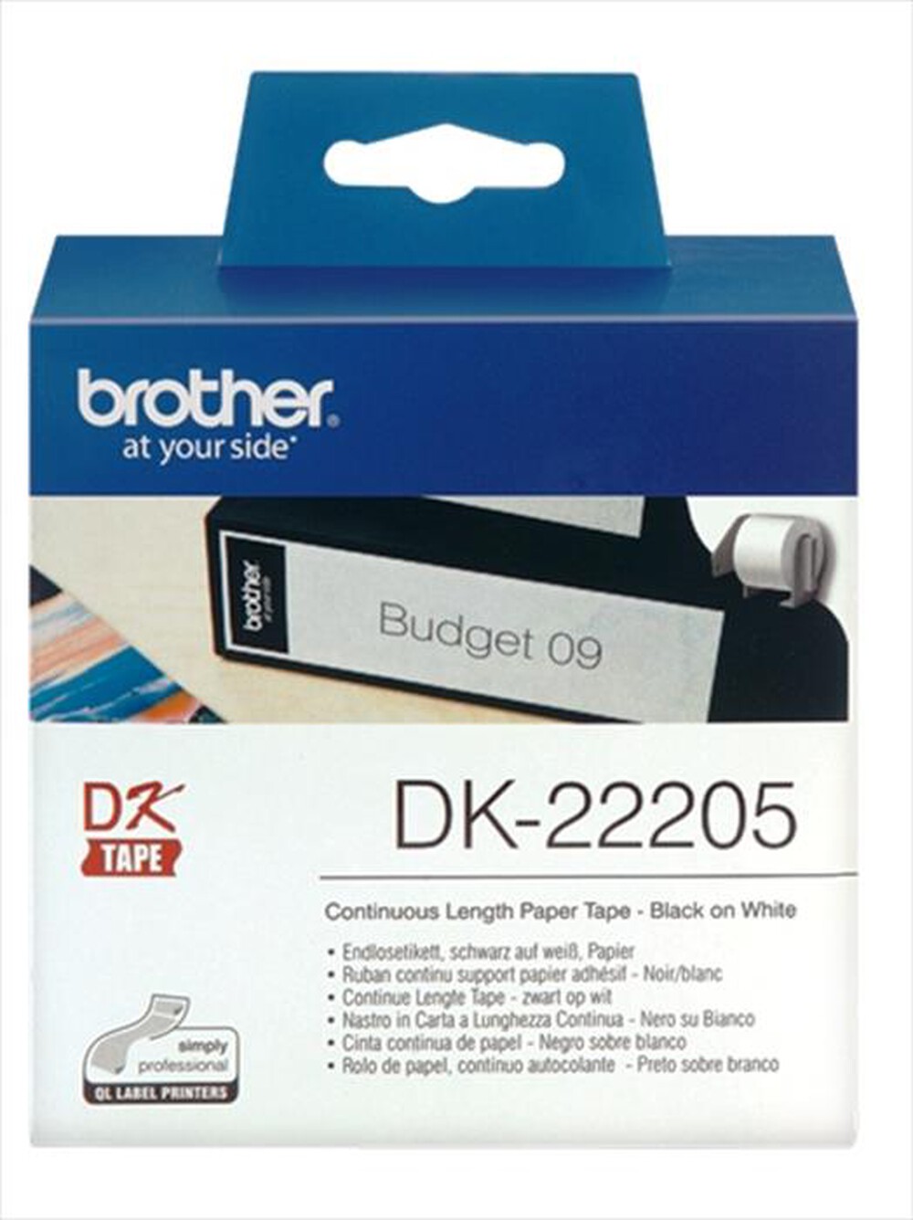 "BROTHER - Nastro carta continua DK-22205"