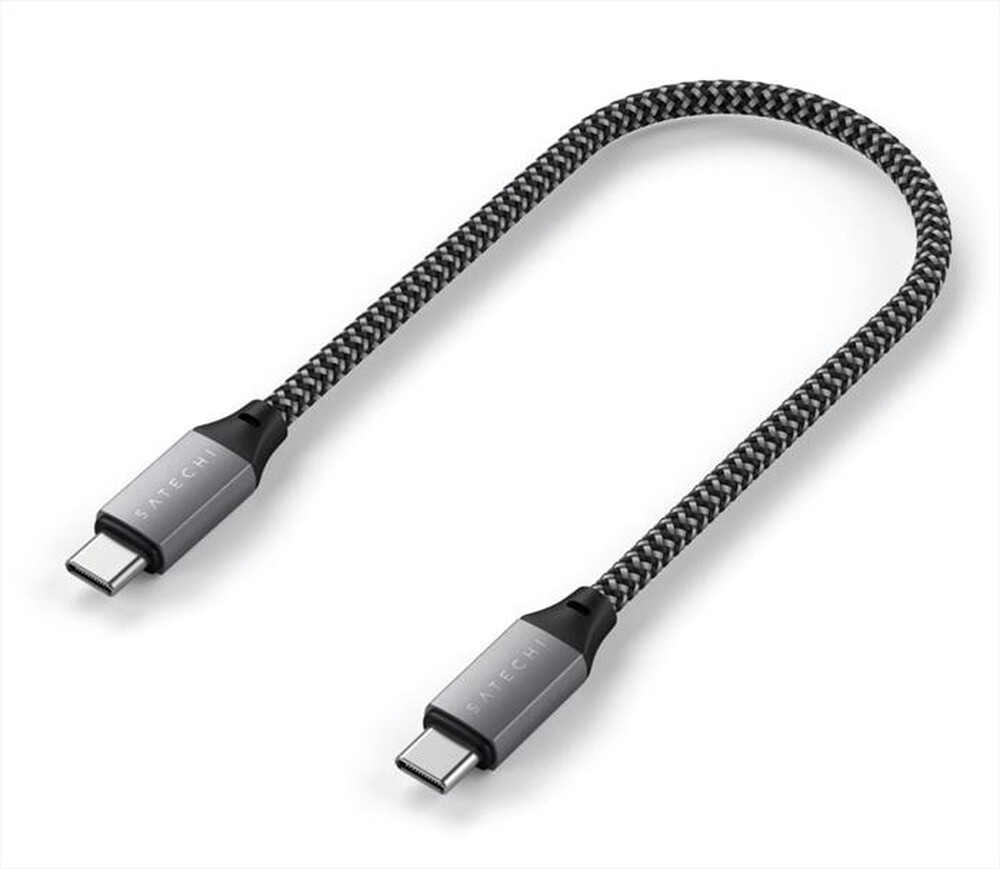 "SATECHI - CAVO USB-C A USB-C 25CM-Grigio Siderale"