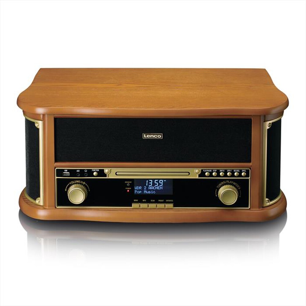 Immagine del prodotto LENCO - Giradiscihi TCD-2571-WOOD/BLACK