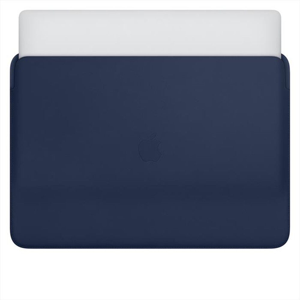 "APPLE - Custodia Sleeve MacBook Pro 16\" in pelle-Blu notte"