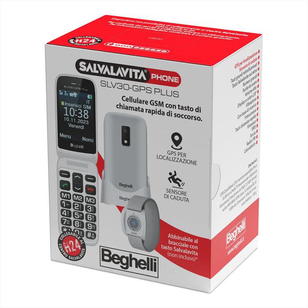 "BEGHELLI - Telefono 9201-grigio"
