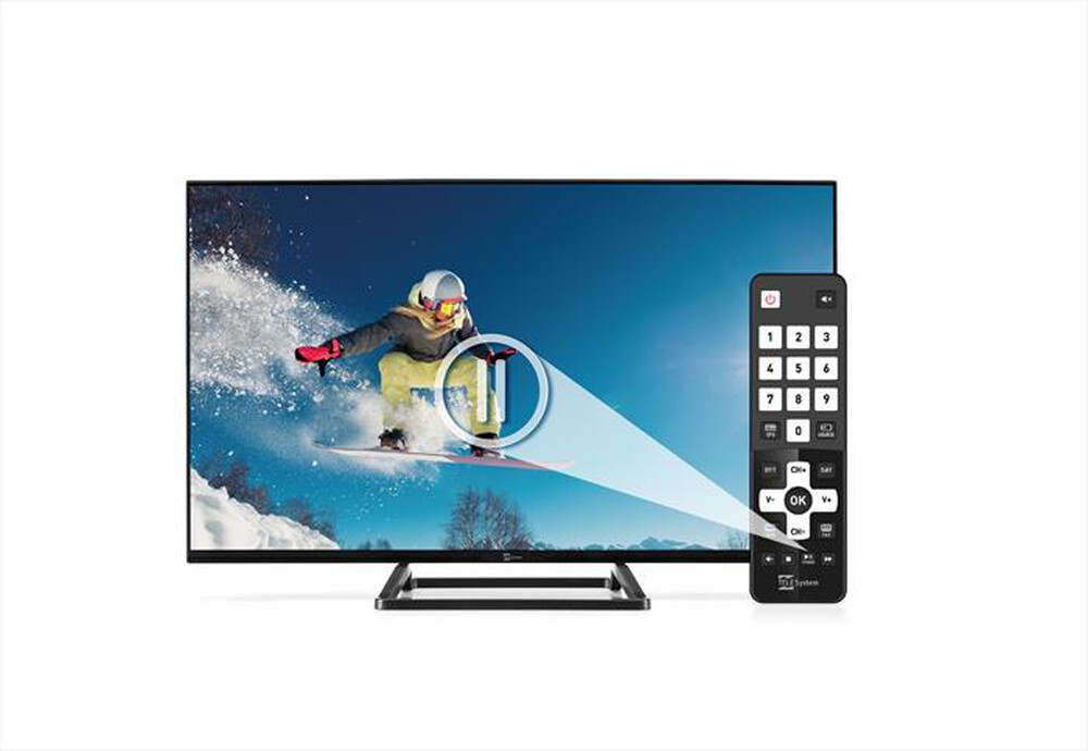 "TELESYSTEM - TV LED HD READY 31,5\" FL13 FRAMELESS-BLACK"