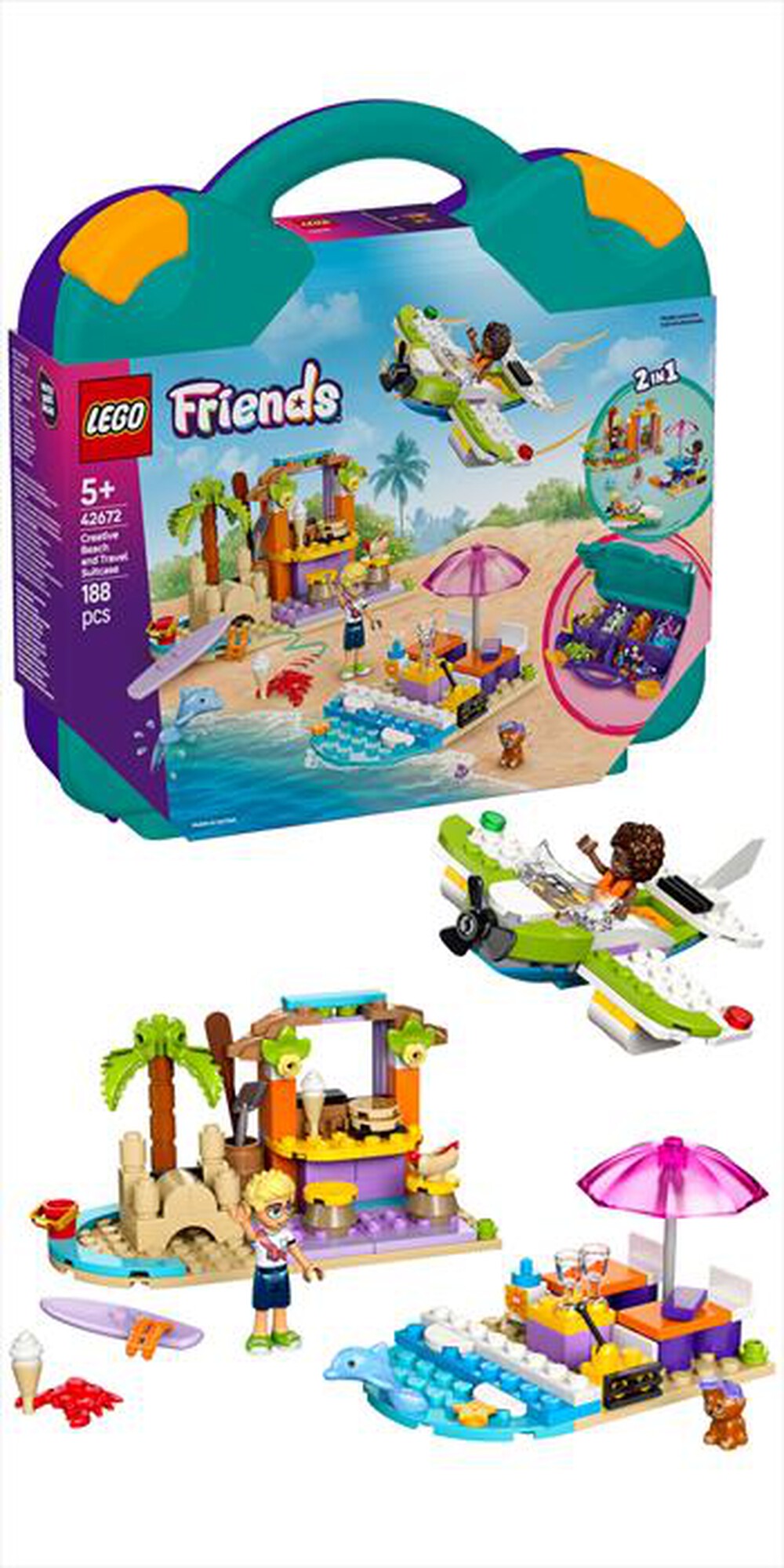 Immagine del prodotto LEGO - FRIENDS Valigia creativa spiaggia e viaggio 42672