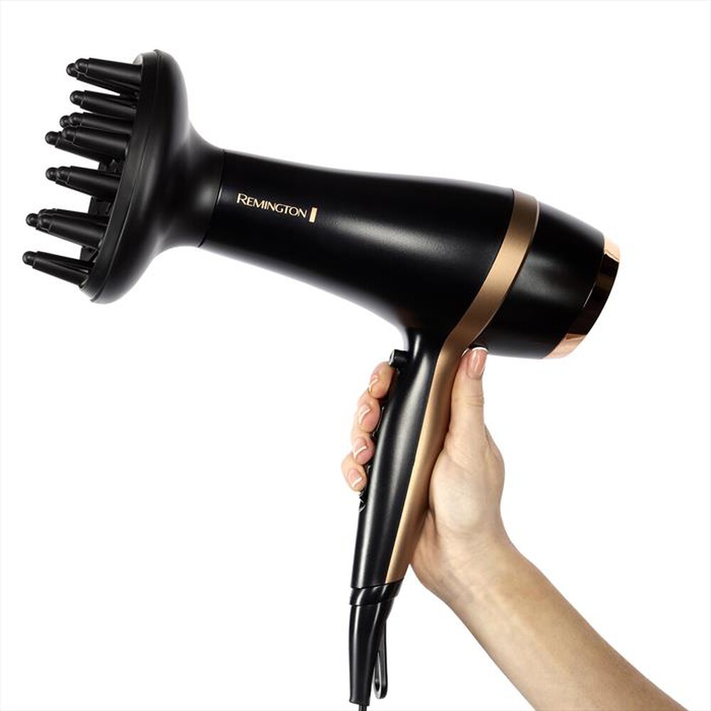 "REMINGTON - Asciugacapelli D6960GP-NERO/ORO"