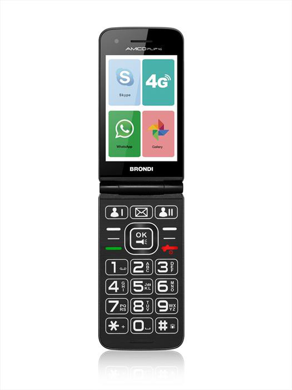 "BRONDI - AMICO FLIP 4G-GRIGIO"