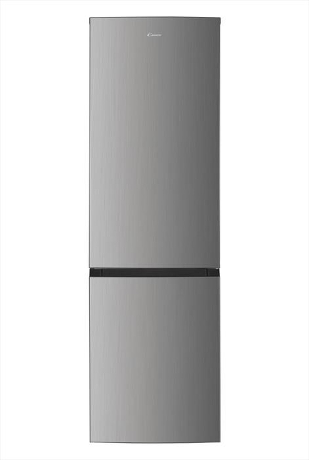 "CANDY - Frigorifero combinato CCH1T518EX Classe E 253 lt-Platino, Acciaio inossidabile"