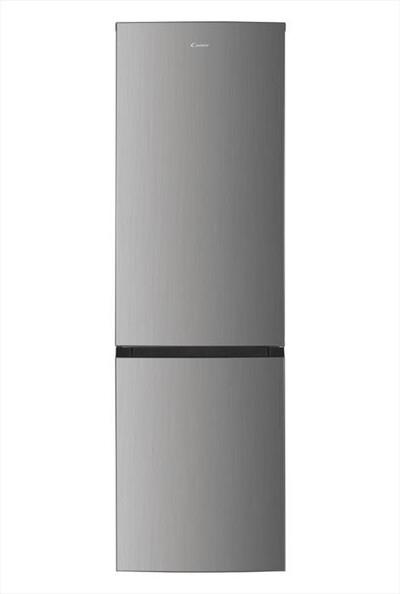 CANDY - Frigorifero combinato CCH1T518EX Classe E 253 lt-Platino, Acciaio inossidabile